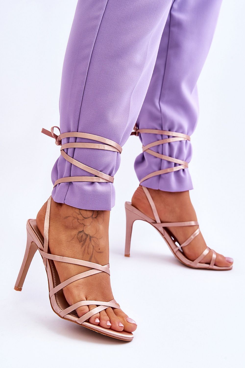  Sandały Model Meya H8-392 Beige - Step in style 