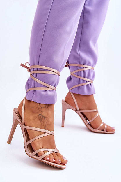  Sandały Model Meya H8-392 Beige - Step in style 