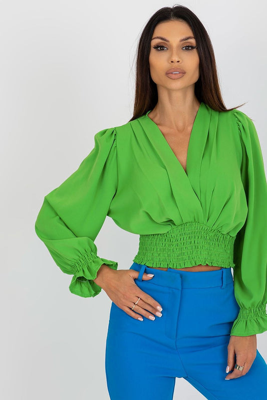   Bluzka Model DHJ-BZ-13866.92P Light Green - Italy Moda 