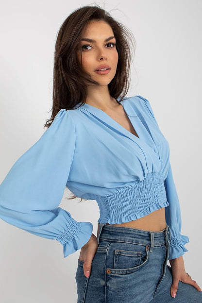   Bluzka Model DHJ-BZ-13866.92P Light Blue - Italy Moda 