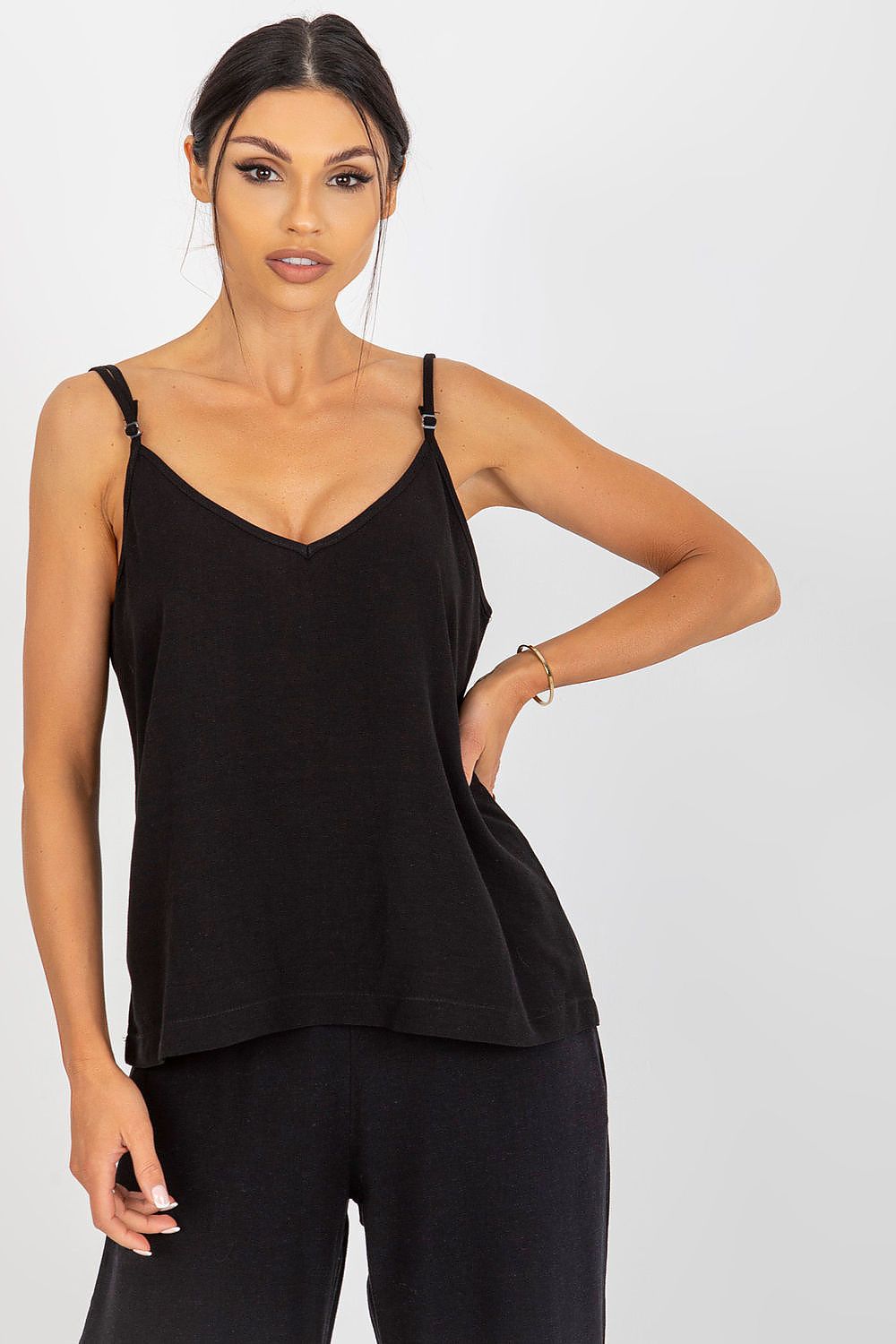  Koszulka Top Model TW-TP-BE-A290.33P Black - Och Bella 