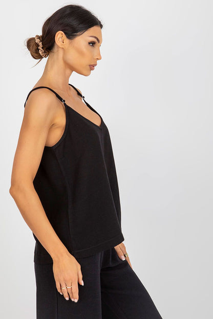  Koszulka Top Model TW-TP-BE-A290.33P Black - Och Bella 