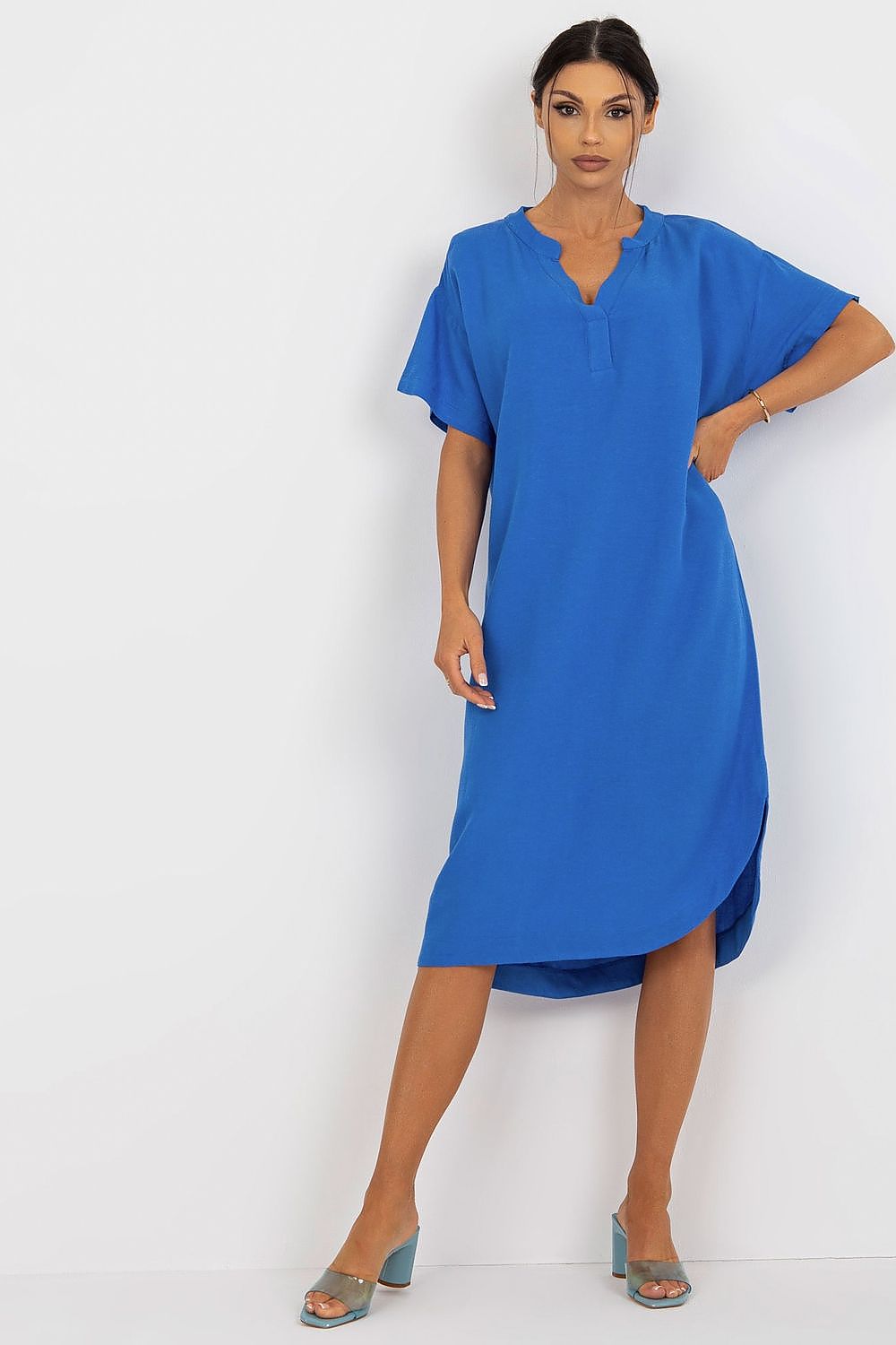  Sukienka Model TW-SK-BE-AZ101.40P Blue - Och Bella 