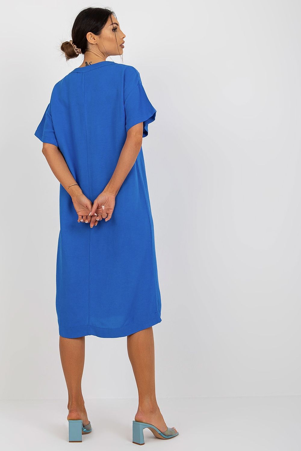  Sukienka Model TW-SK-BE-AZ101.40P Blue - Och Bella 