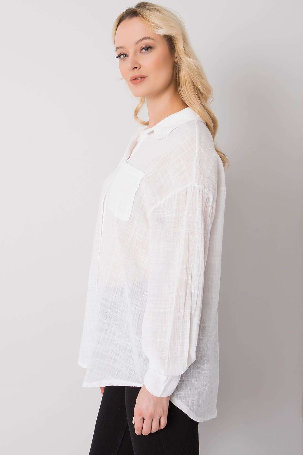   Koszula Damska Model TW-KS-BI-26698.50 White - Och Bella 