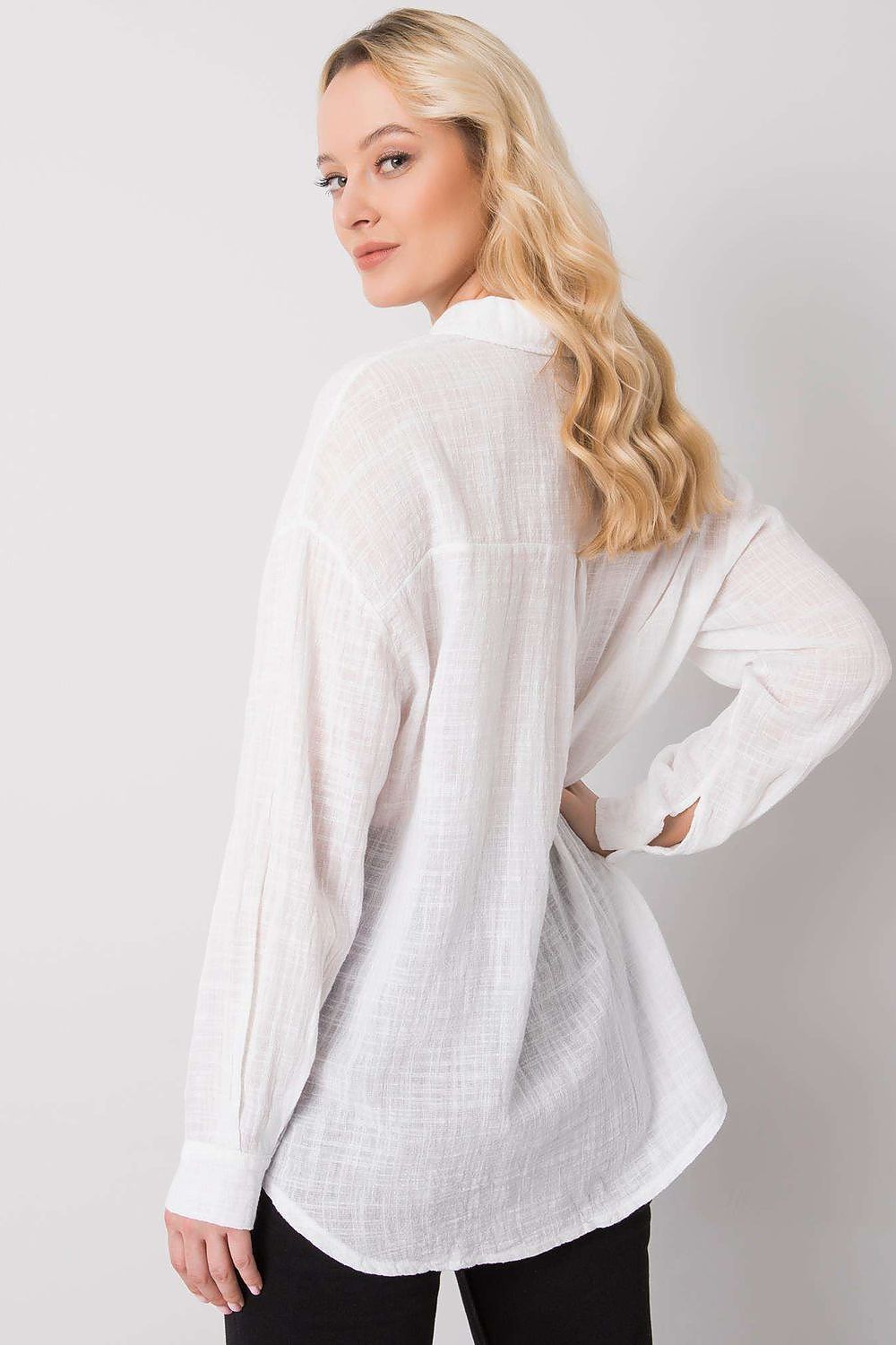   Koszula Damska Model TW-KS-BI-26698.50 White - Och Bella 