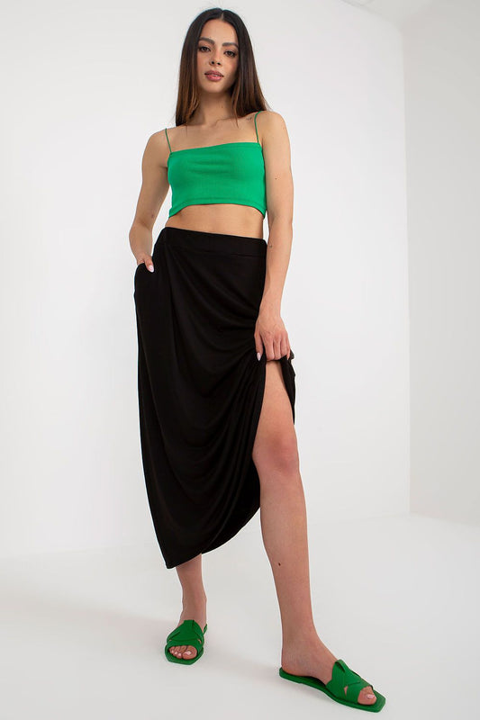  Spódnica Model WN-SD-5005.13 Black - Rue Paris 