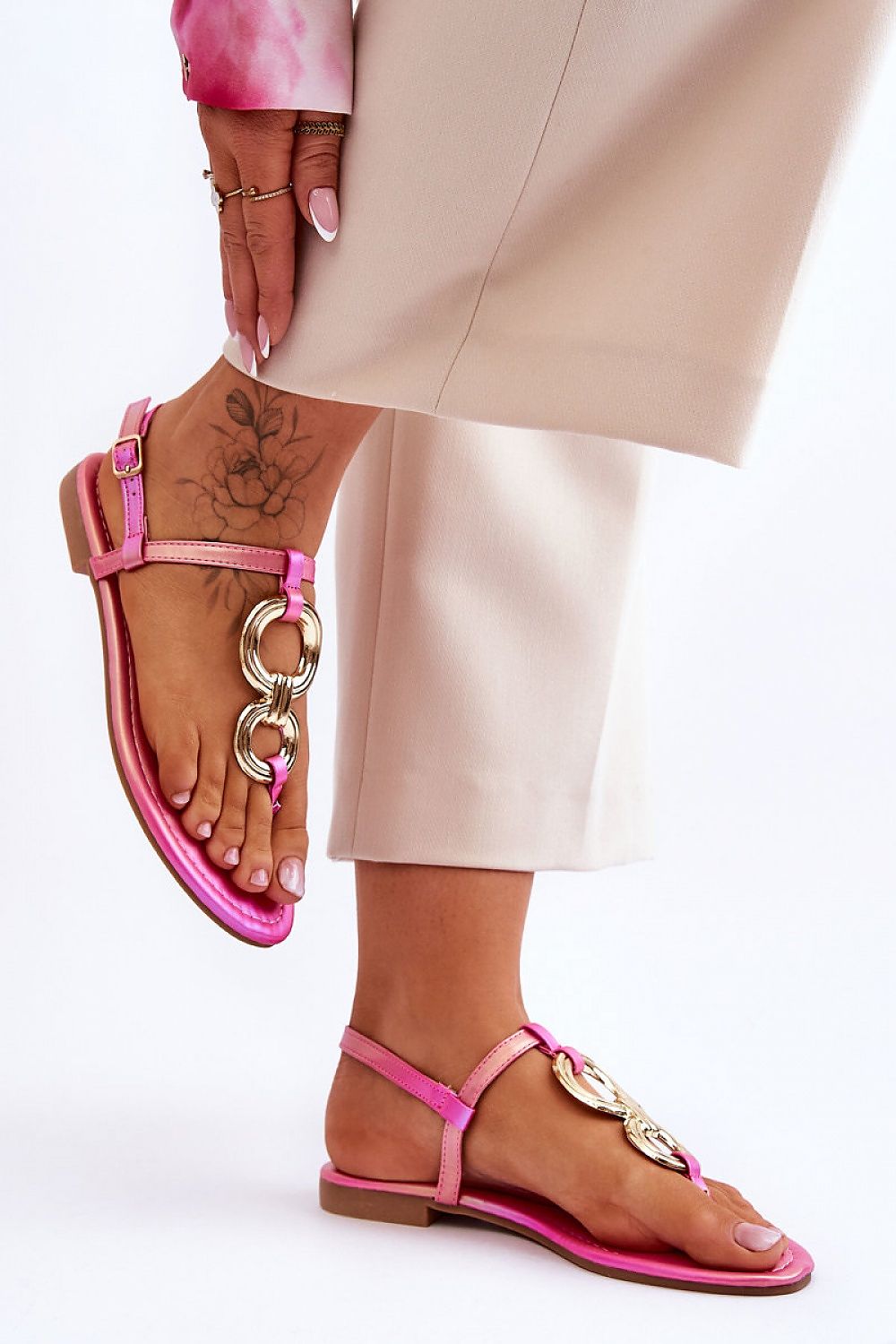  Sandały Model Keep Going 7929 Pink - Step in style 