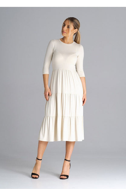  Sukienka Model M943 Beige - Figl 