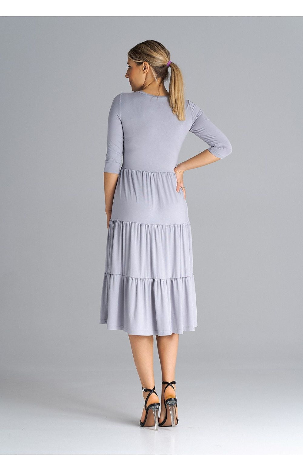  Sukienka Model M943 Light Grey - Figl 