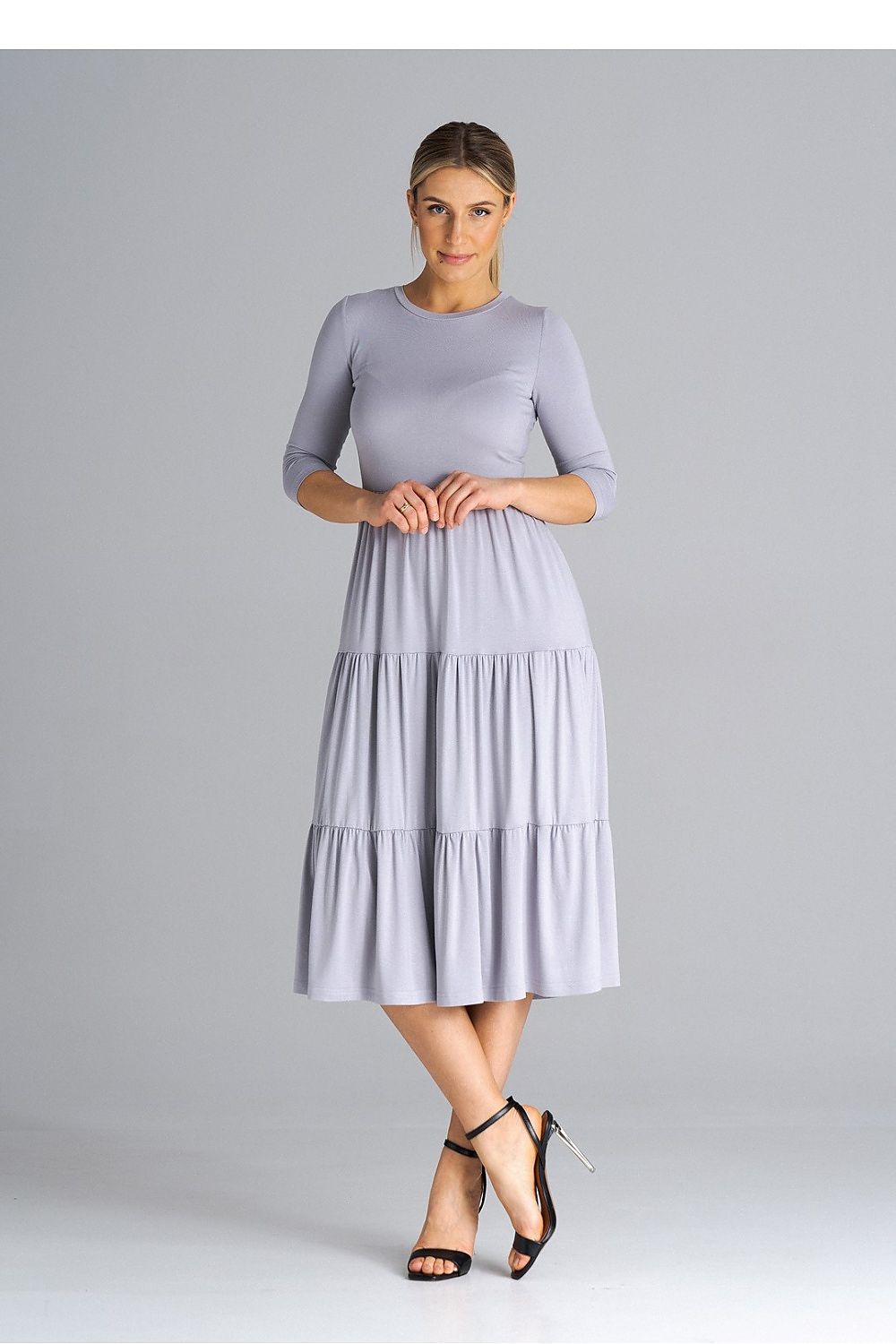  Sukienka Model M943 Light Grey - Figl 