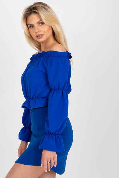   Bluzka Model WN-BZ-3108.53 Cobalt - Rue Paris 