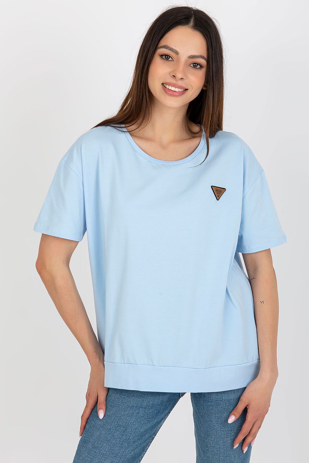   Bluzka Model RV-BZ-8826.22 Light Blue - Relevance 