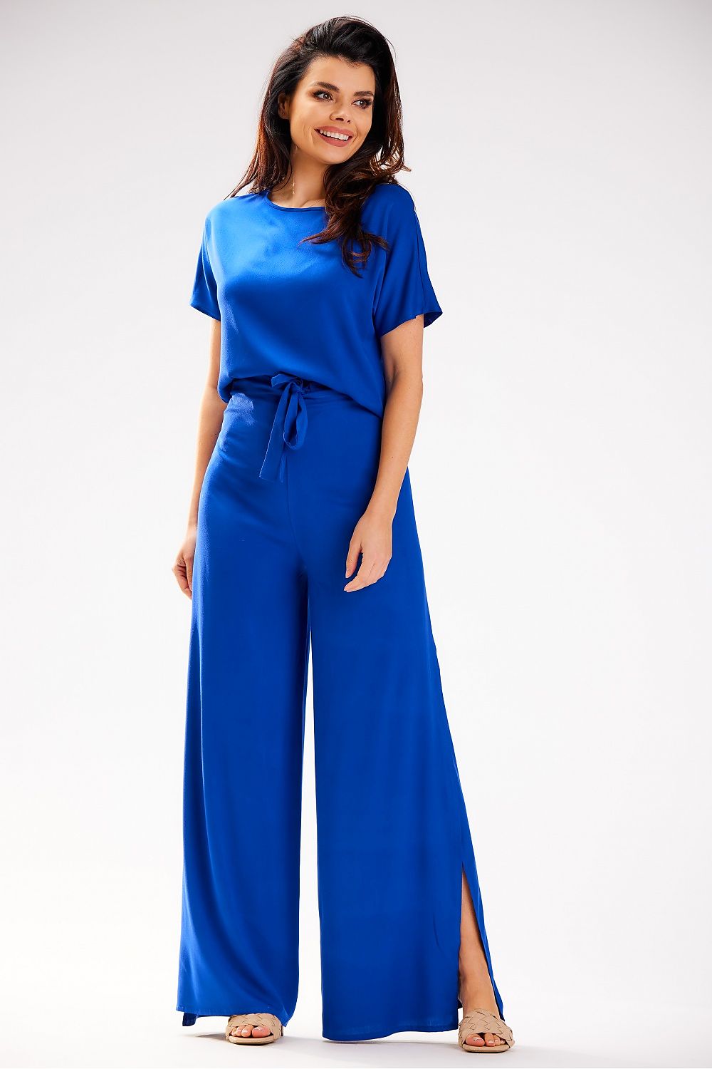  Spodnie Damskie Model A589 Blue - awama 