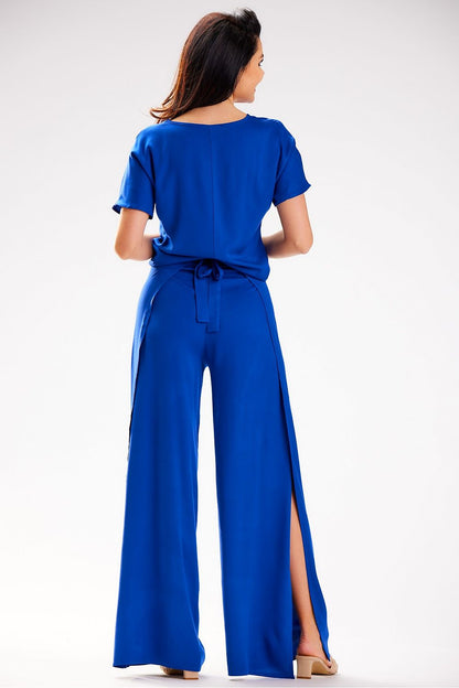  Spodnie Damskie Model A589 Blue - awama 