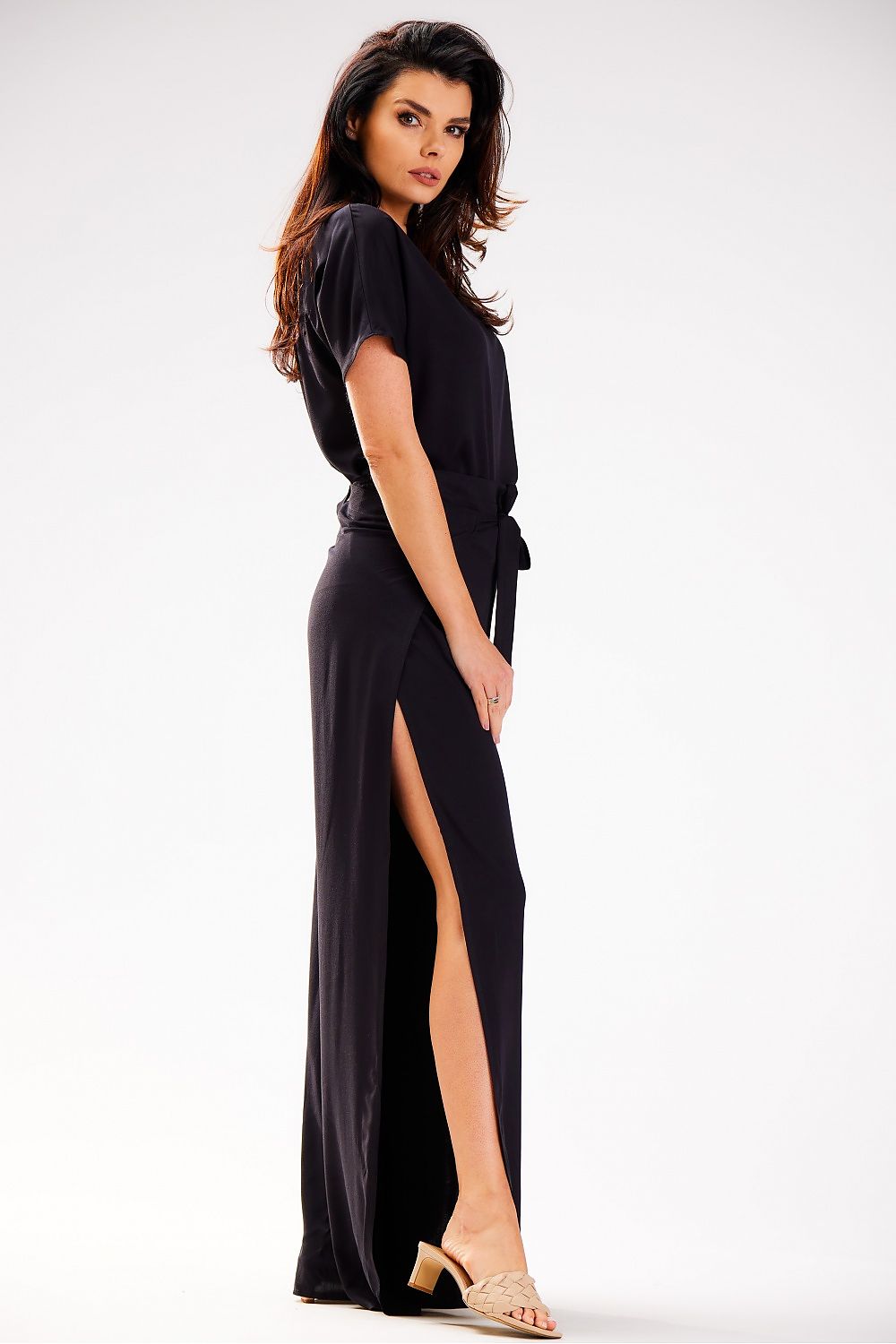  Spodnie Damskie Model A589 Black - awama 