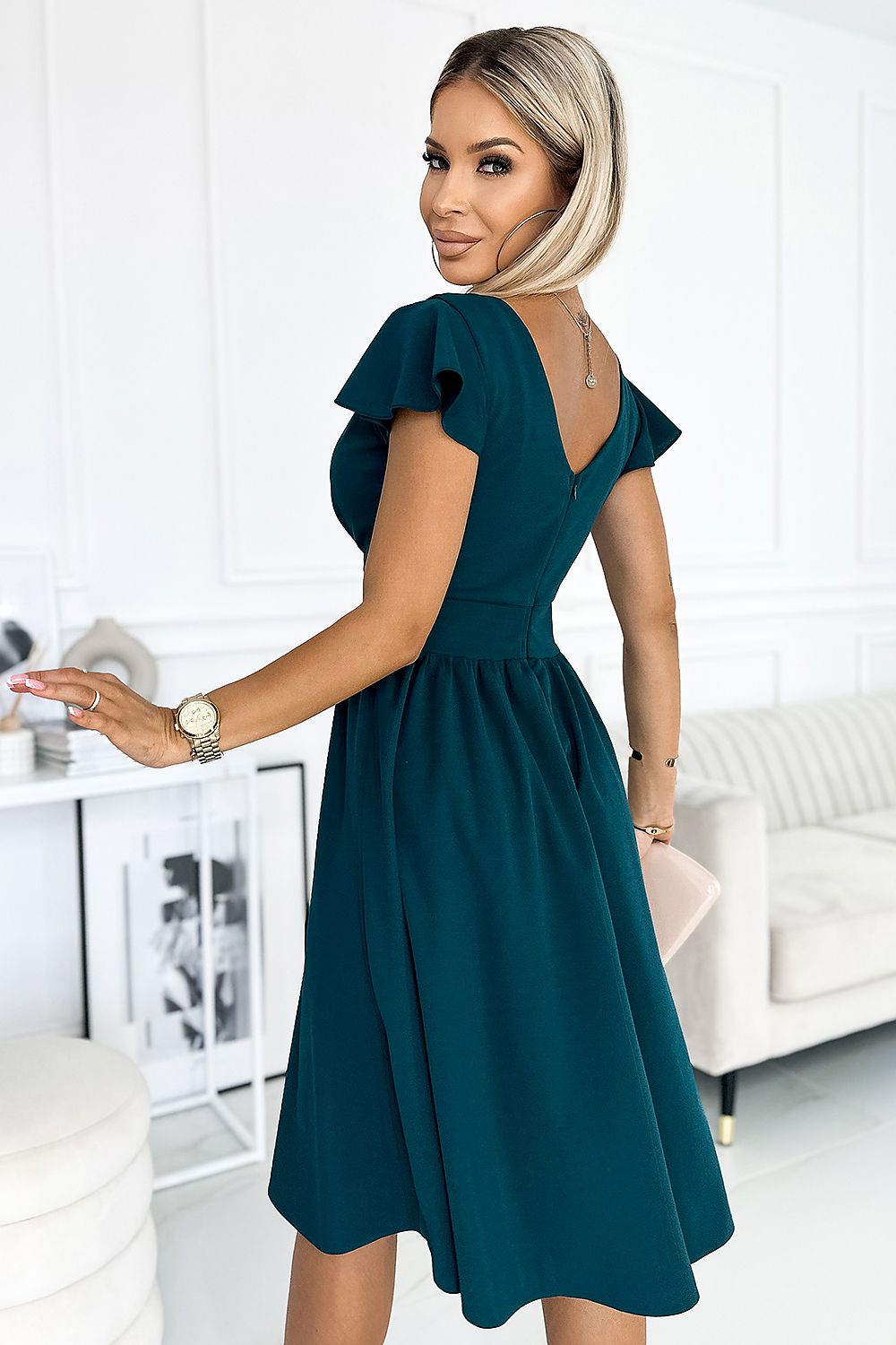  Sukienka Model Matilde 425-1 Green - Numoco 