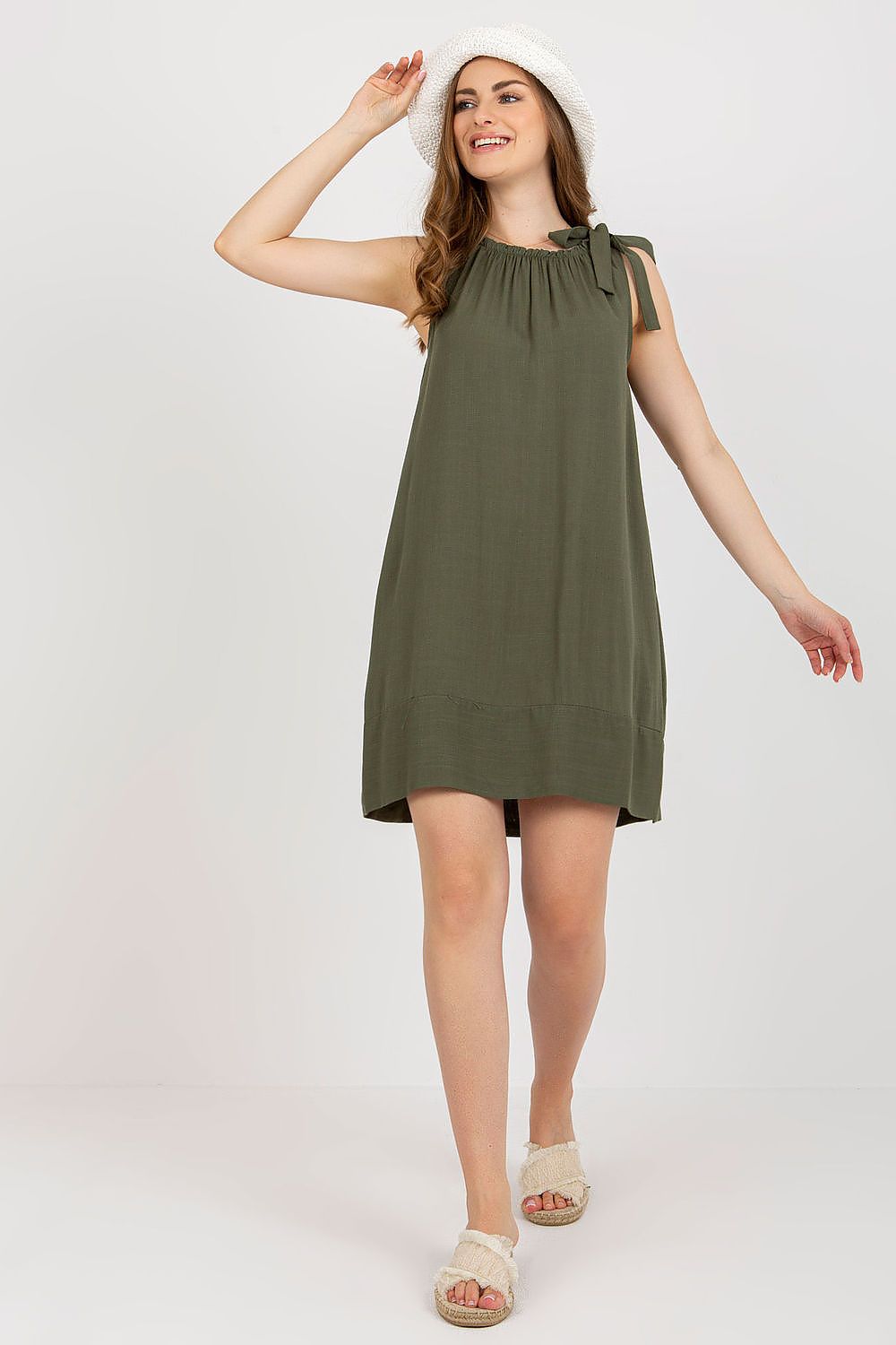  Sukienka Model TW-SK-BI-89923.29 Khaki - Och Bella 