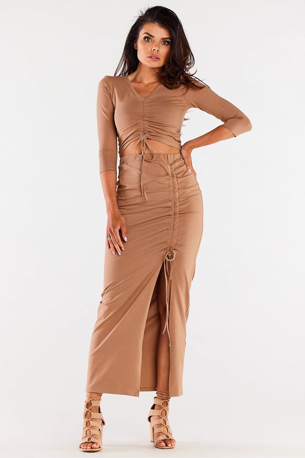  Spódnica Model M305 Beige - Infinite You 