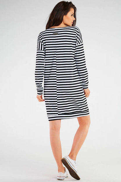  Sukienka Model M257 Black/Stripes - Infinite You 