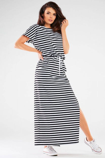  Sukienka Model M253 Black/Stripes - Infinite You 