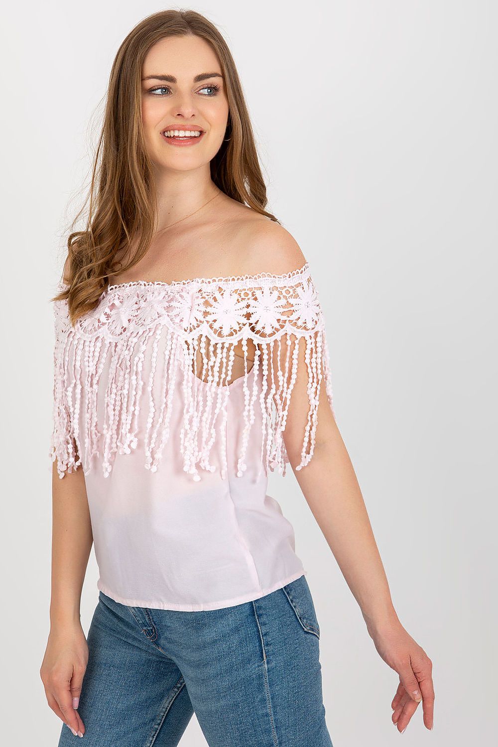   Bluzka Model AT-BZ-1801.87 Light Pink - AT 