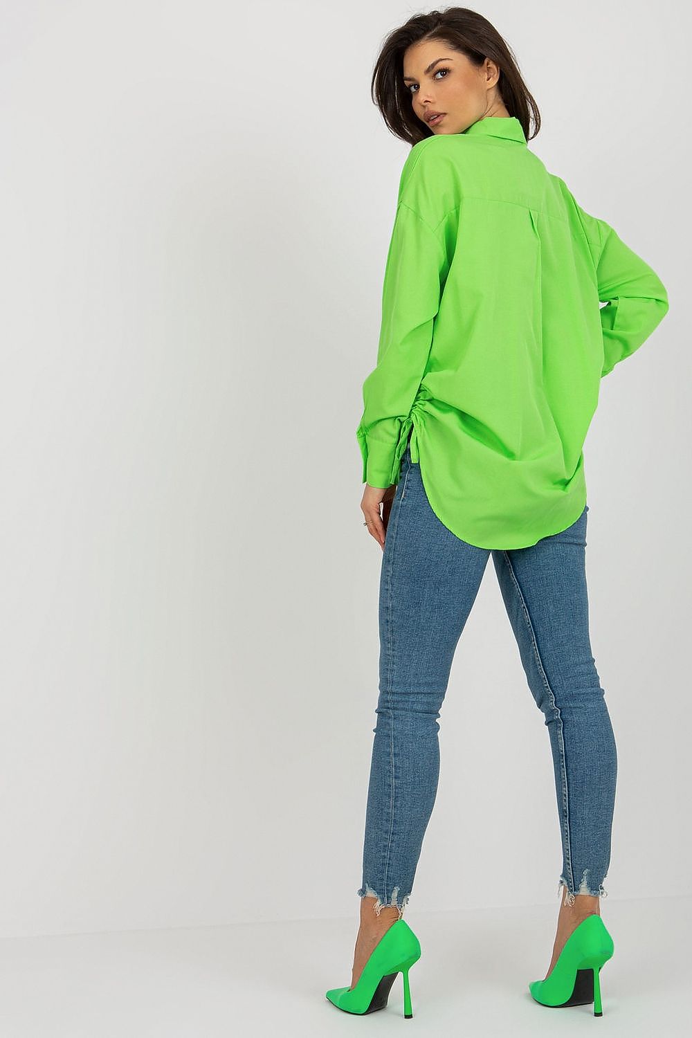   Koszula Damska Model TO-KS-7128.05X Light Green - Factory Price 