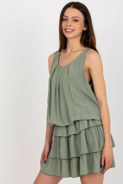 Sukienka Model TW-SK-BI-8139.44 Khaki - Och Bella 