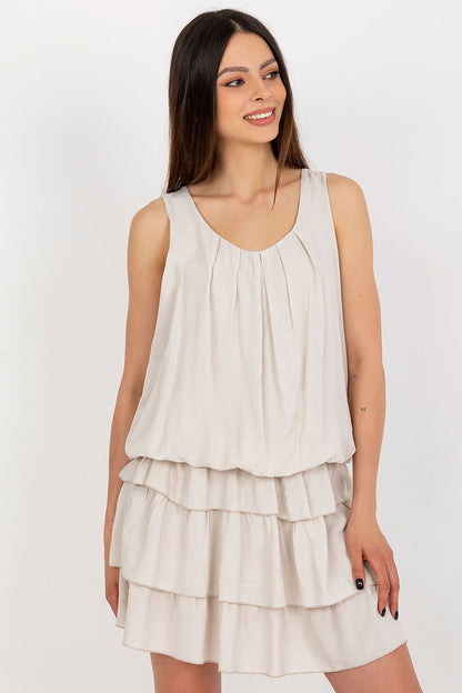 Sukienka Model TW-SK-BI-8139.44 Light Beige - Och Bella 