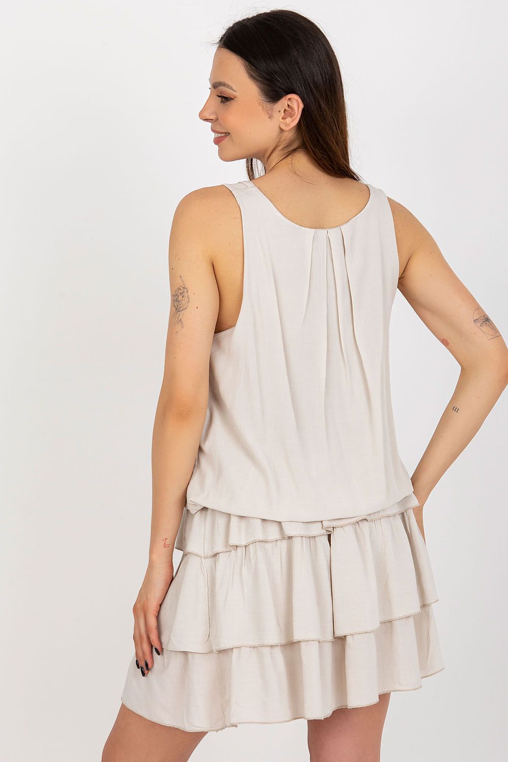  Sukienka Model TW-SK-BI-8139.44 Light Beige - Och Bella 