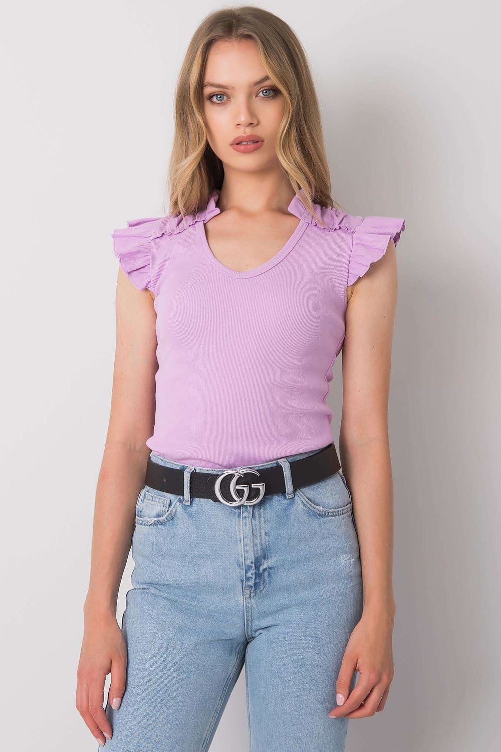   Bluzka Model CA-BZ-5791.12P Light Violet - Calben 