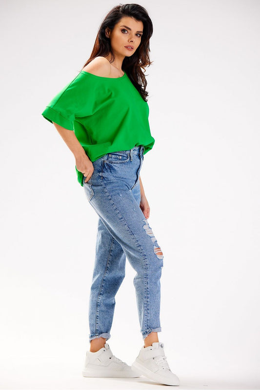   Bluzka Model M254 Green - Infinite You 