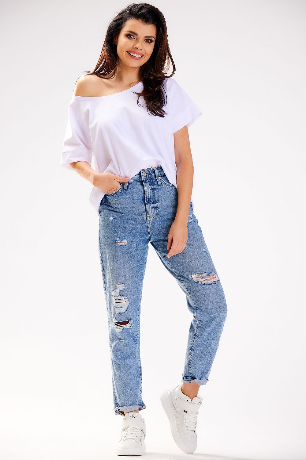   Bluzka Model M254 White - Infinite You 