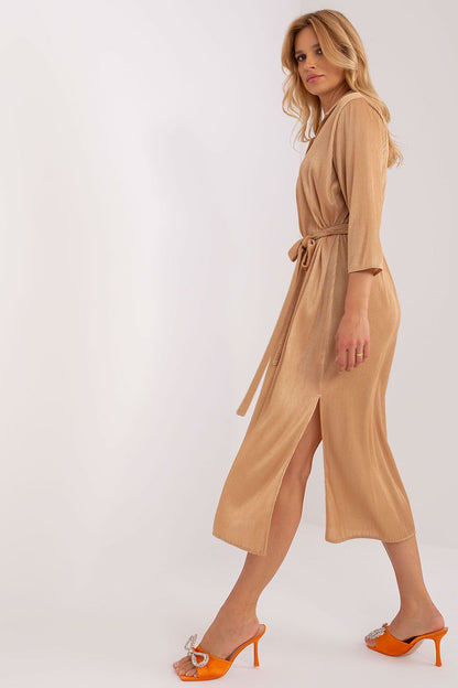  Sukienka Model LK-SK-509348.04 Camel - Lakerta 