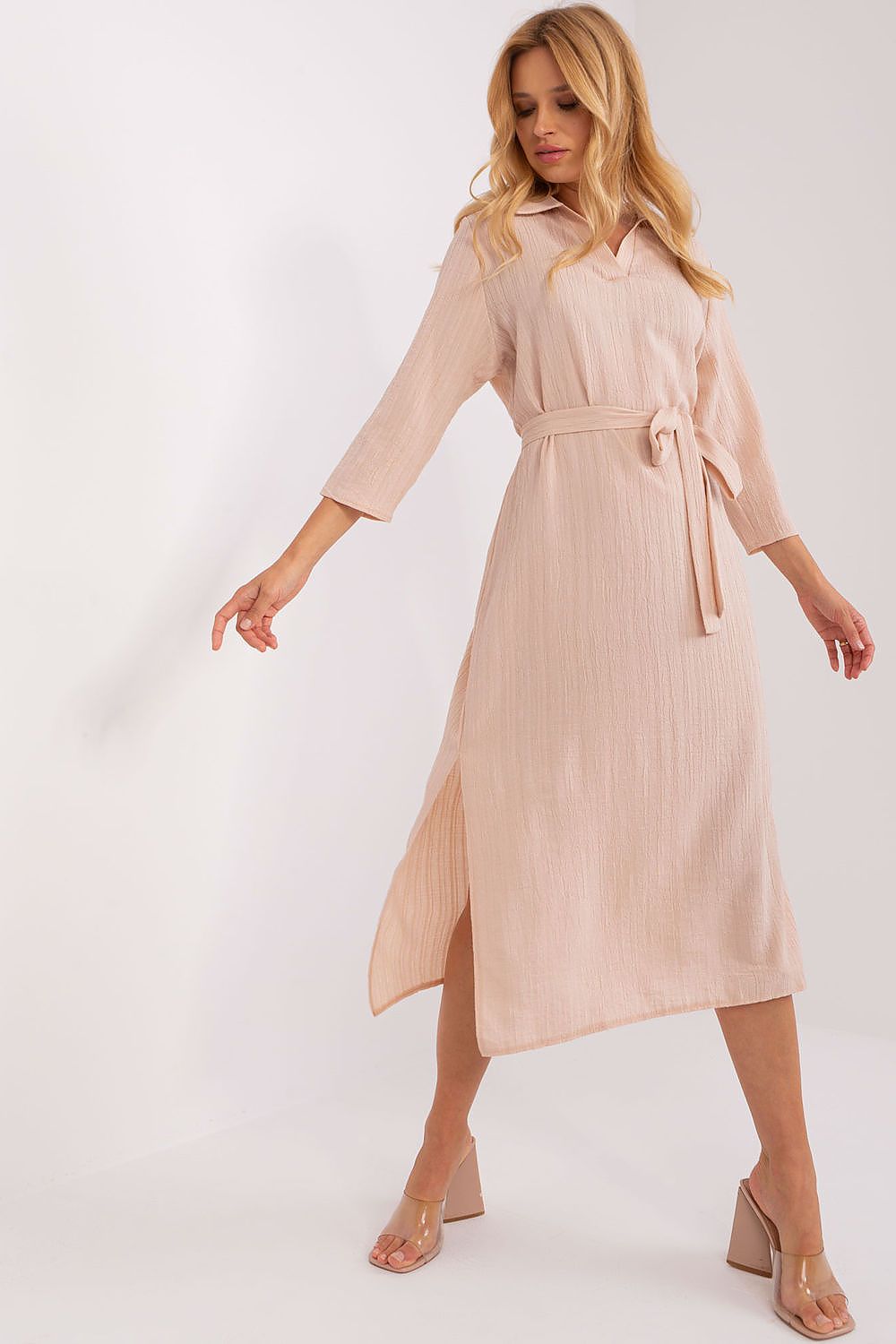  Sukienka Model LK-SK-509342.33P Beige - Lakerta 