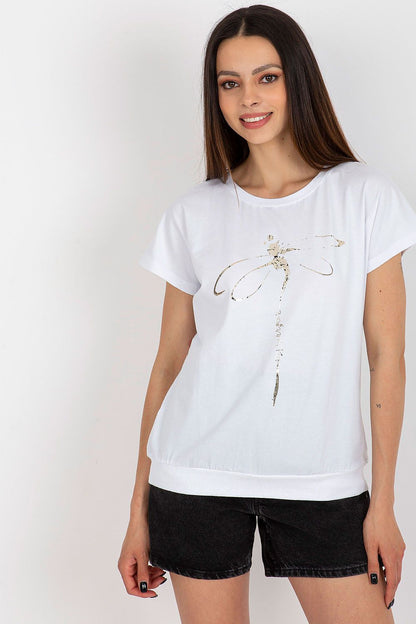   Bluzka Model RV-BZ-8952.06 White - Rue Paris 