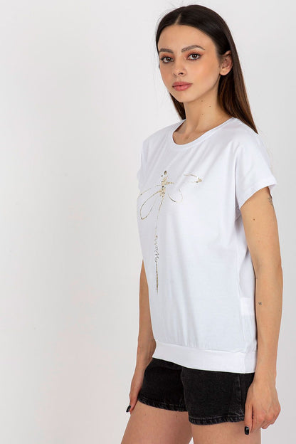   Bluzka Model RV-BZ-8952.06 White - Rue Paris 