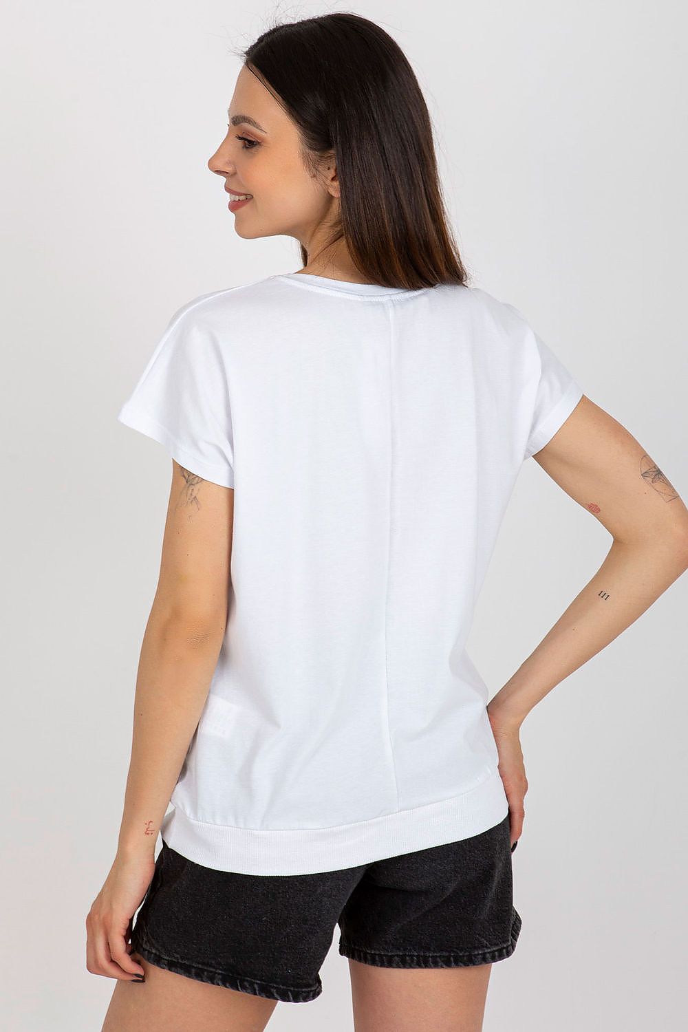   Bluzka Model RV-BZ-8952.06 White - Rue Paris 