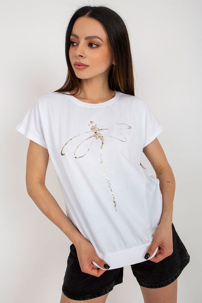   Bluzka Model RV-BZ-8952.06 White - Rue Paris 