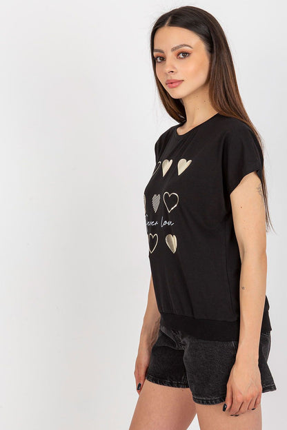   Bluzka Model RV-BZ-8954.26P Black - Rue Paris 