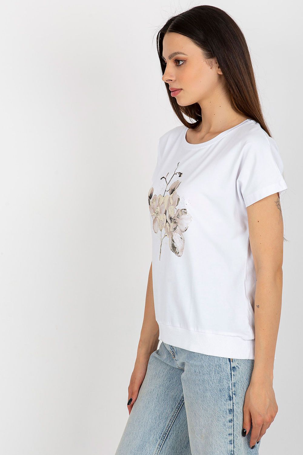   Bluzka Model RV-BZ-8949.18 White - Rue Paris 