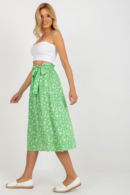  Spódnica Model WN-SD-660-1.20 Light Green - Rue Paris 