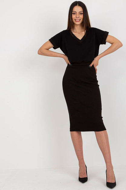  Sukienka Komplet Model WN-KMPL-8191.10 Black - Rue Paris 