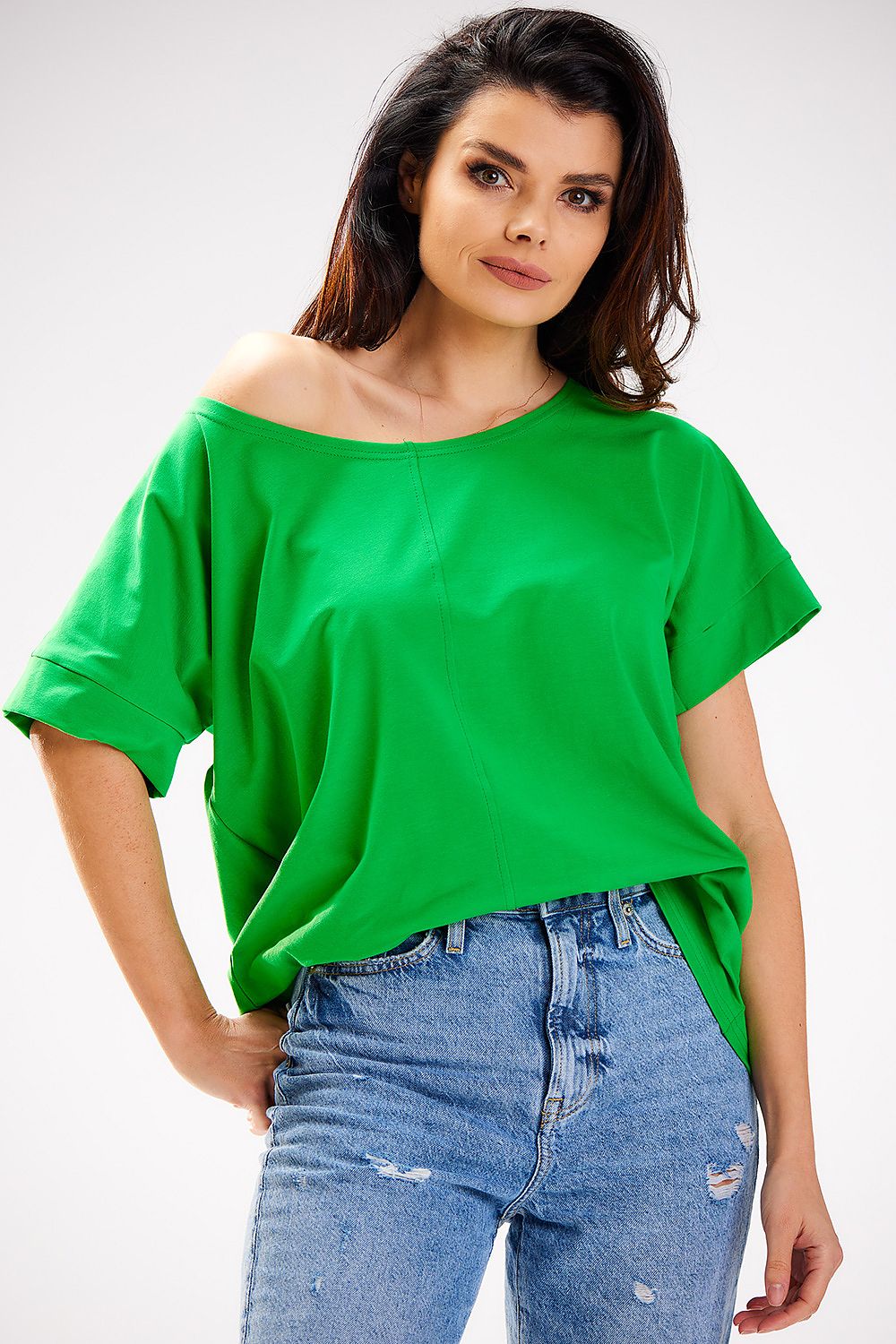   Bluzka Model M254 Green - Infinite You 