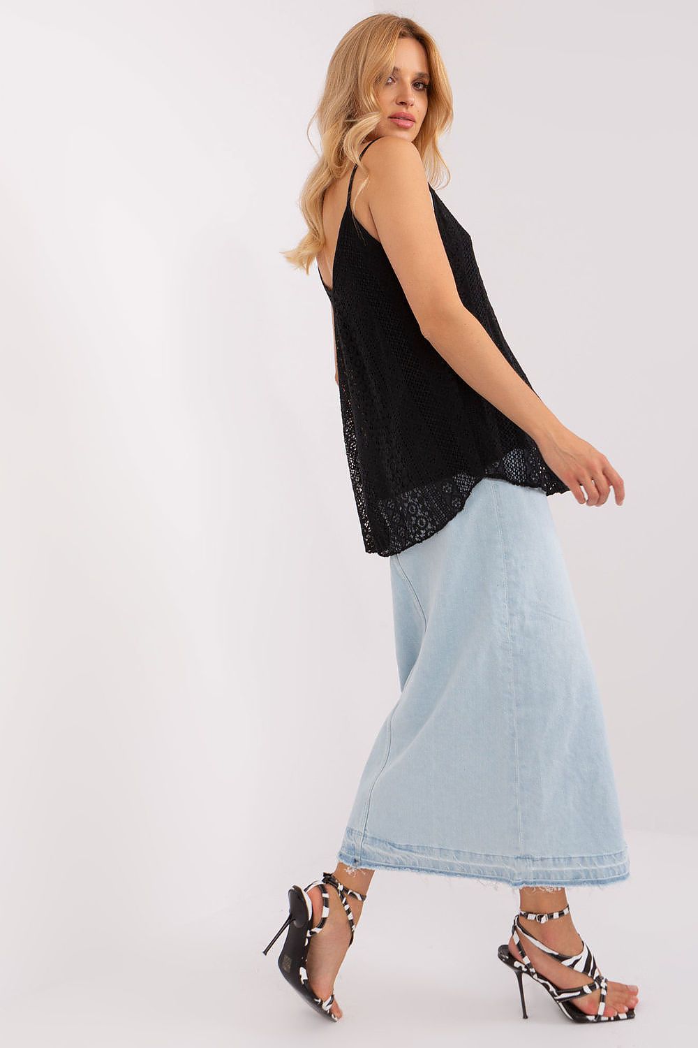  Koszulka Top Model TW-TP-BI-2095.23X Black - Och Bella 