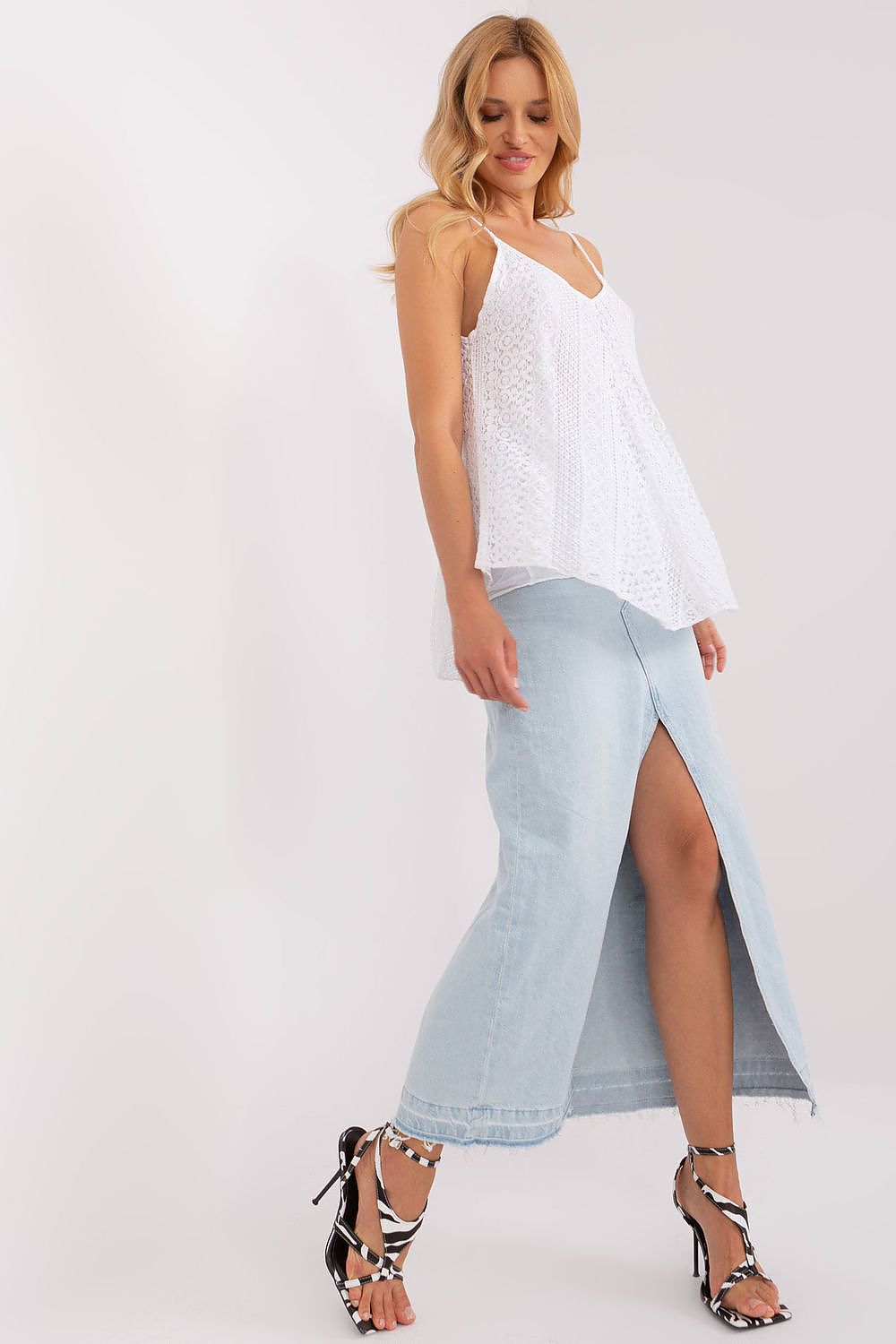  Koszulka Top Model TW-TP-BI-2095.23X White - Och Bella 