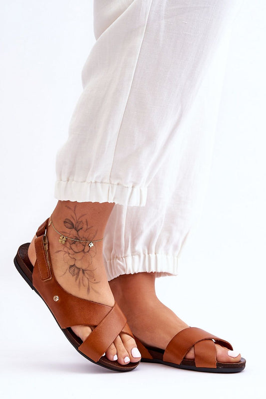  Sandały Model Addison 40141 Brown - Step in style 