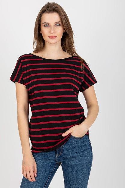   T-shirt Damski Model RV-TS-8568.75 Black/Red - BFG 