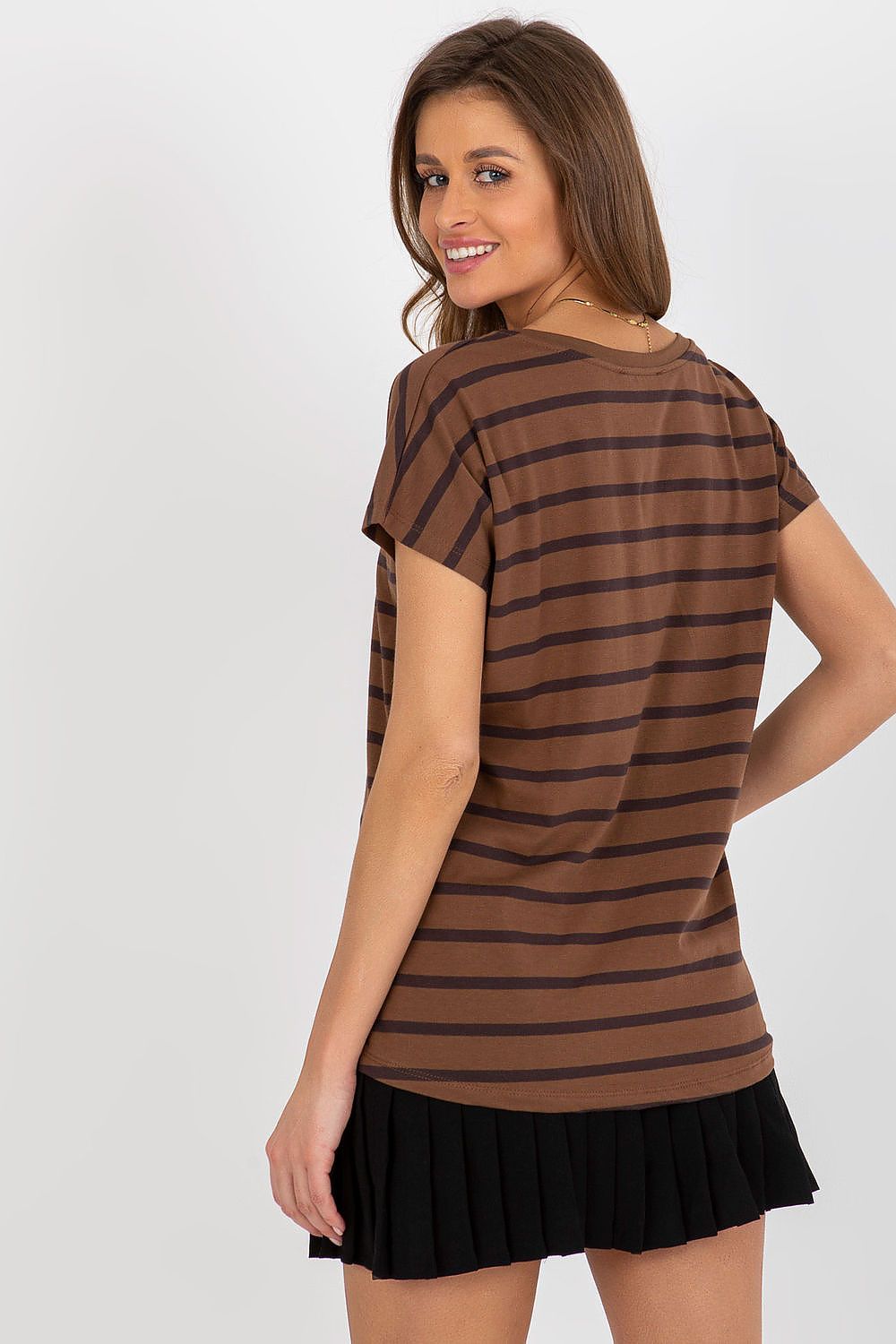   T-shirt Damski Model RV-TS-8567.56 Brown - BFG 