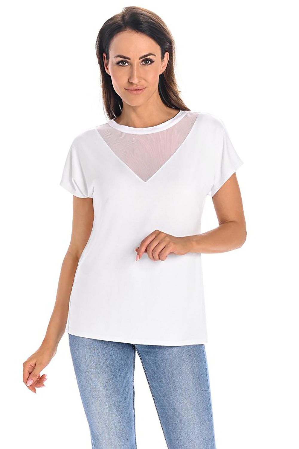   Bluzka Model Cora 219201 White - Teyli 